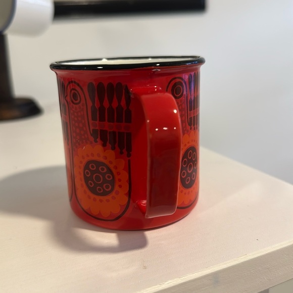 Finel Retired Lintu Bird Enamel Cup by Kaj Franck - Picture 5 of 10